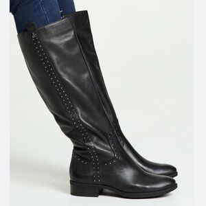 Sam Edelman Prina studded Elegant Black Knee-High Boots